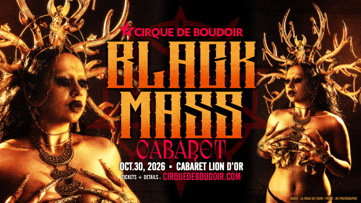 Affiche : CIRQUE DE BOUDOIR - HALLOWEEN